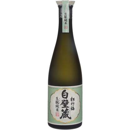 Sho Chiku Bai Junmai Sake Kimoto Shirakabegura - 640ML - Front