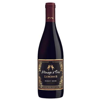 Menage A Trois Pinot Noir Luscious California - 750ML