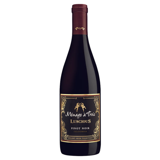 Menage A Trois Pinot Noir Luscious California - 750ML