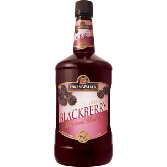 Hiram Walker Blackberry Flavored Brandy 70 - 1.75L - Front
