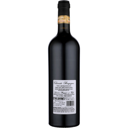 Giacomo Borgogno Aperitif Wine Chinato - 750ML - Back