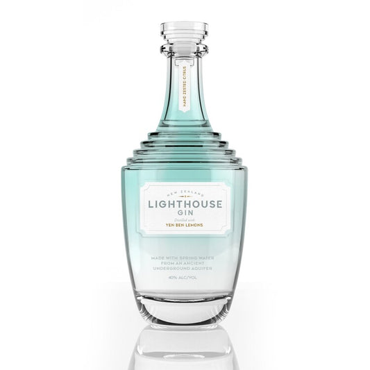 Lighthouse Dry Gin Yen Ben Lemons 80 - 750ML - Front