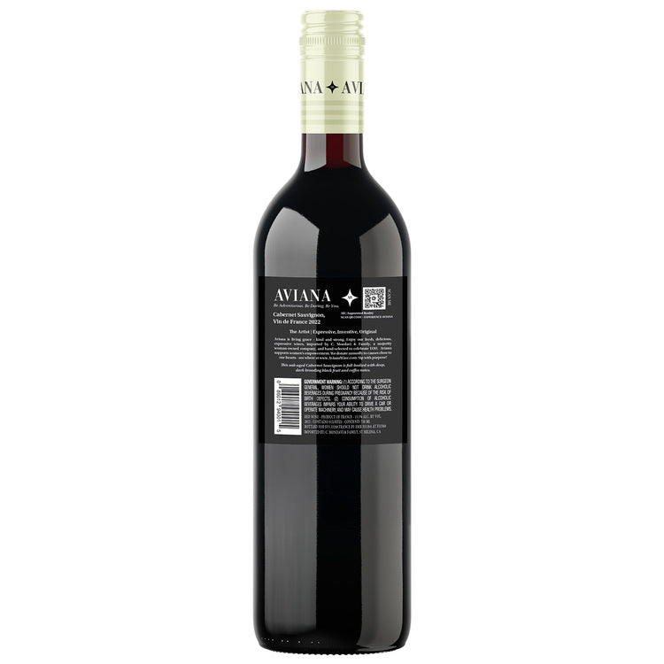 Aviana Cabernet Sauvignon France 2022 - 750ML - Back