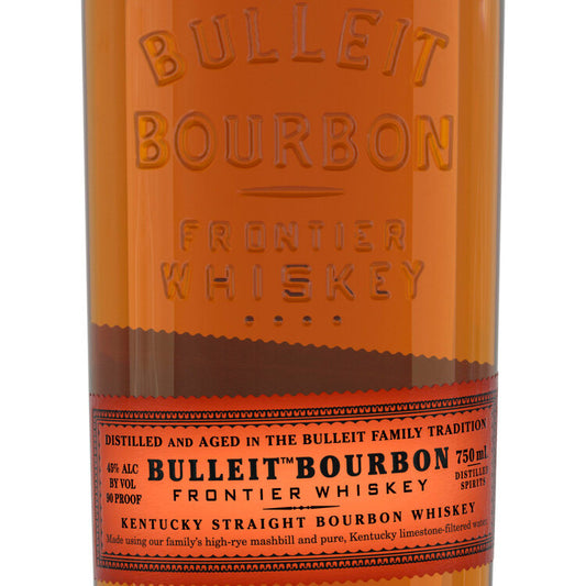 Bulleit Straight Bourbon Frontier Whiskey 6 Yr 90 - 750ML - Front Label