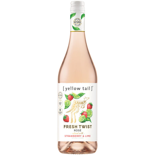 Yellow Tail Fresh Twist Rose Infused With Strawberry & Lime - 750ML