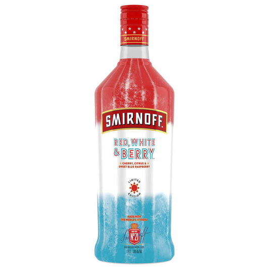 Smirnoff Red White & Berry Flavored Vodka 60 - 1.75L - Front