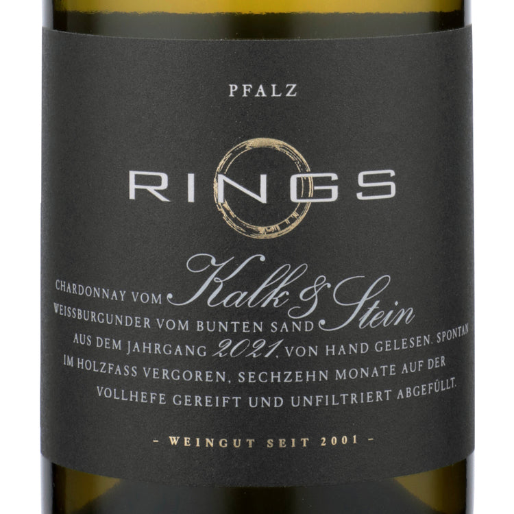Rings Kalk & Stein Trocken Pfalz 2021 - 750ML - Front Label