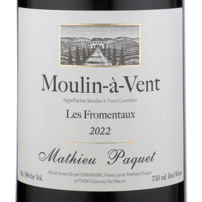 Mathieu Paquet Moulin A Vent Les Fromentaux 2022 - 750ML