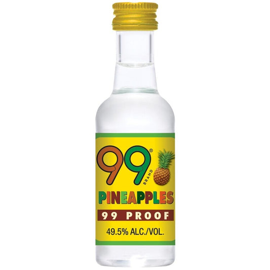 99 Brand Pineapple Schnapps 99 - 50ML - Front