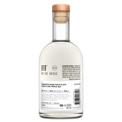 Otr-On The Rocks The Margarita Crafted With Hornitos Plata Tequila 40 - 375ML - Back