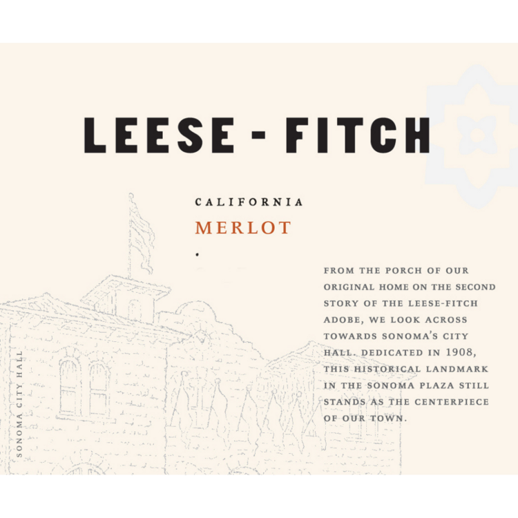 Leese Fitch Merlot California - 750ML - Front Label