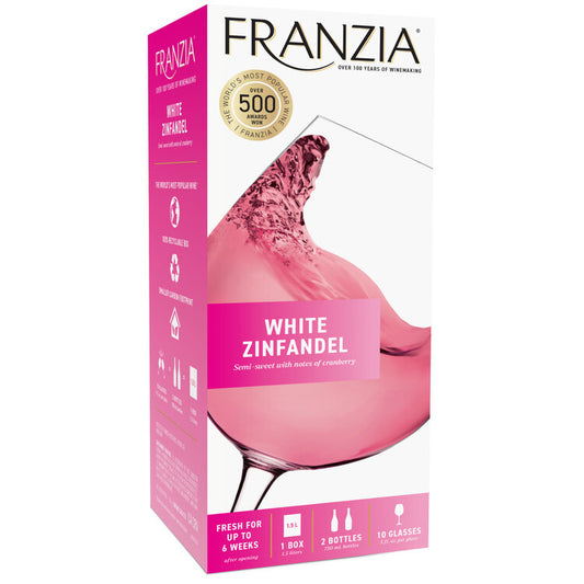 Franzia White Zinfandel International - 1.5L - Front