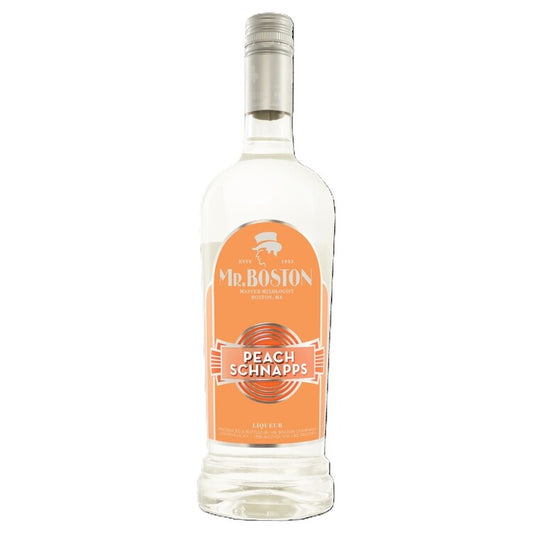 Mr. Boston Peach Schnapps 30 - 750ML - Front