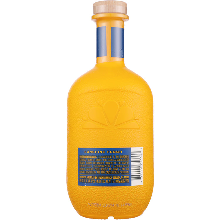 Sunshine Punch Cocktail Orange Creme 36 - 750ML - Back