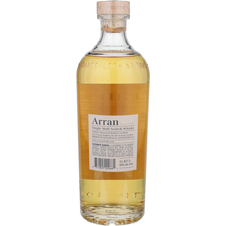 The Arran Malt Single Malt Scotch Barrel Reserve 86 - 700ML - Back