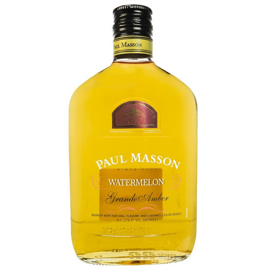 Paul Masson Watermelon Flavored Brandy Grande Amber 54 - 375ML - Front