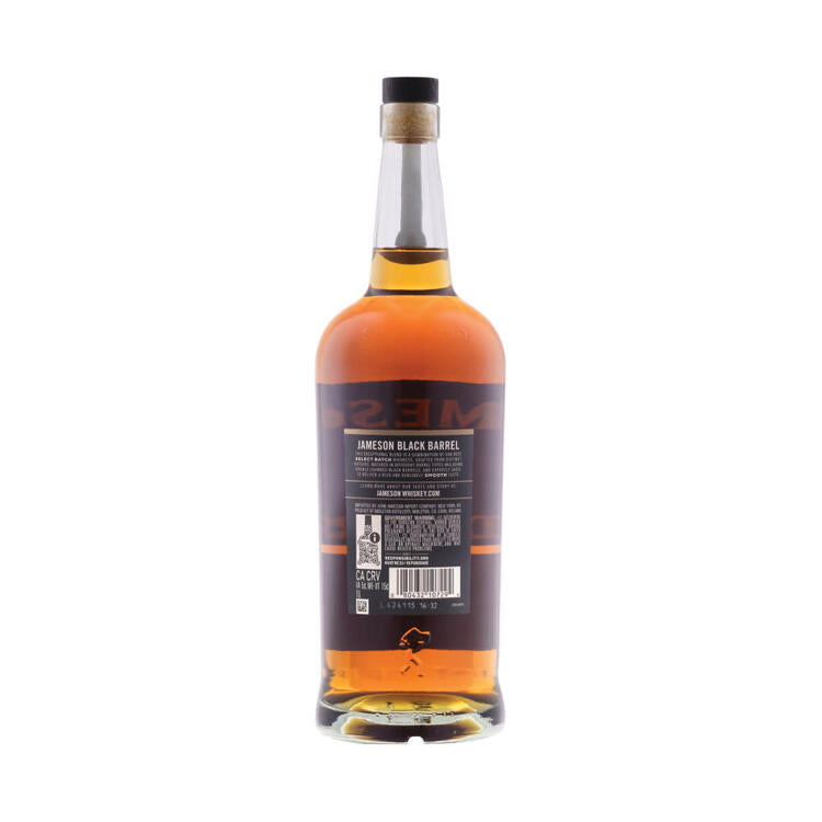 Jameson Blended Irish Whiskey Black Barrel Select Reserve Single Disti - 1.0L - Back
