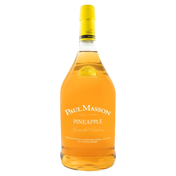 Paul Masson Pineapple Flavored Brandy Grande Amber 54 - 1.75L - Front