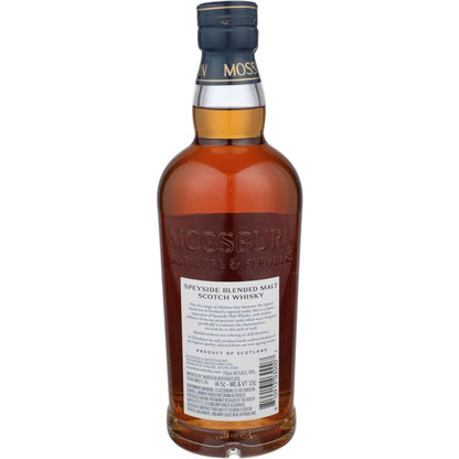 Mossburn Blended Malt Scotch Speyside 92 - 750ML - Back