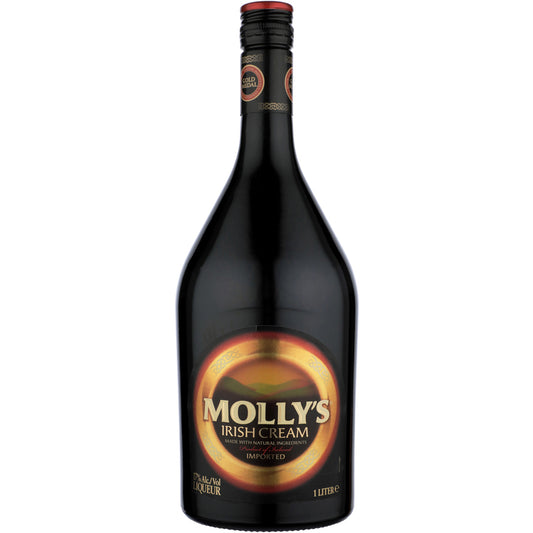 Molly's Irish Cream Liqueur 34 - 1.0L - Front