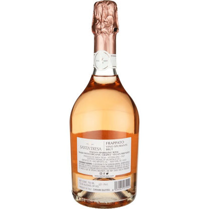 Feudo Di Santa Tresa Rose Brut Spumante Italy - 750ML - Back