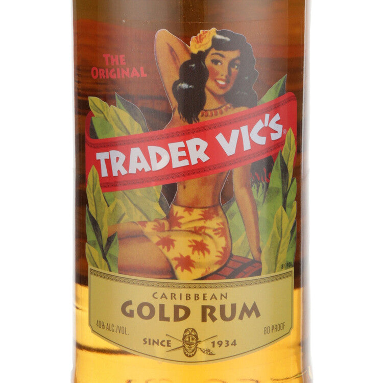 Trader Vic's Gold Rum 80 - 750ML - Front Label