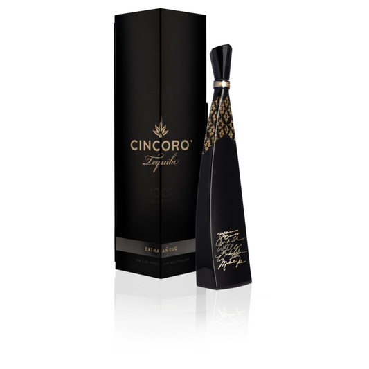 Cincoro Tequila Extra Anejo 80 W/ Wooden Gift Box - 1.75L - Back