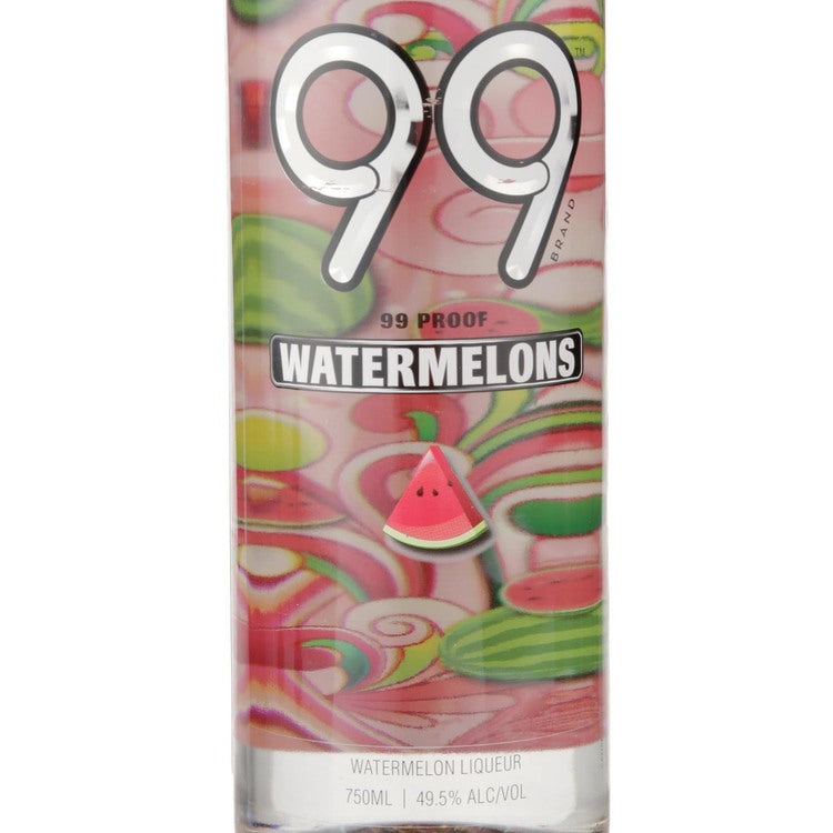 99 Brand Watermelon Schnapps 99 - 750ML - Front Label