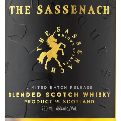 The Sassenach Blended Scotch Whisky Limited Batch Release Spirit Of Ho - 750ML