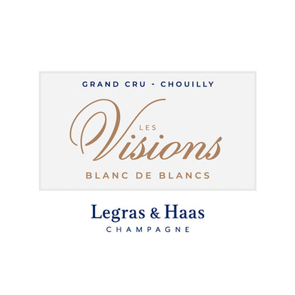 Legras & Haas Champagne Les Visions Blanc De Blanc Brut Grand Cru - 750ML - Front Label