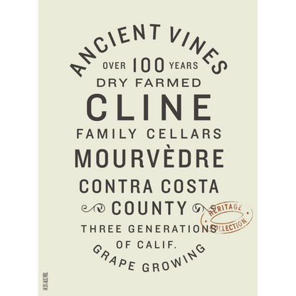 Cline Mourvedre Ancient Vines Contra Costa County 2023 - 750ML - Front Label
