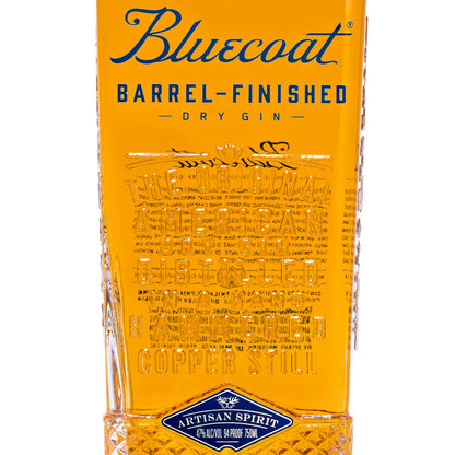 Bluecoat Dry Gin Barrel Finished 94 - 750ML - Front Label
