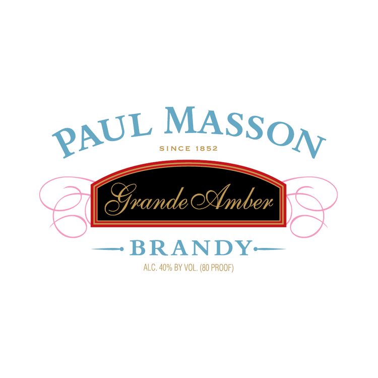 Paul Masson Brandy Grande Amber Vs 80 - 1.0L - Front Label