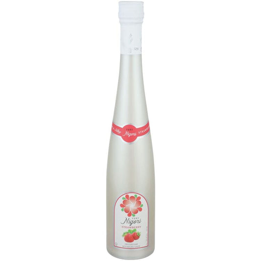 Yuki Strawberry Flavored Nigori Sake - 375ML - Front