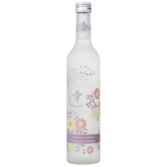 Tenshi Junmai Nama Sake Angel Happiness Namachozo - 500ML - Front