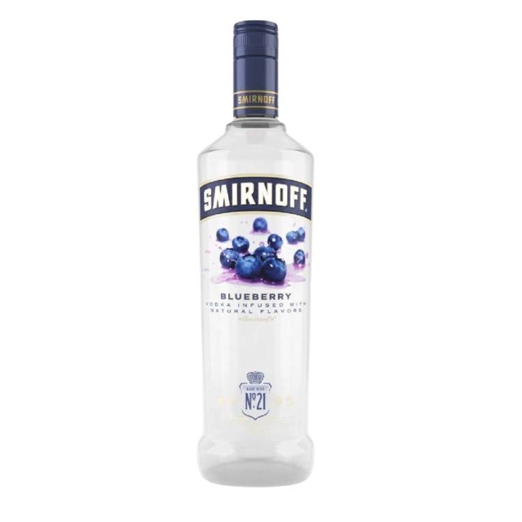 Smirnoff Blueberry Flavored Vodka 60 - 1.0L - Front