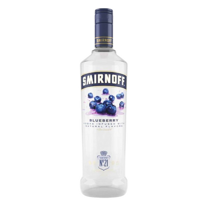 Smirnoff Blueberry Flavored Vodka 60 - 1.0L - Front