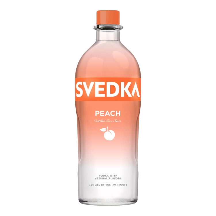 Svedka Peach Flavored Vodka 70 - 1.75L - Front