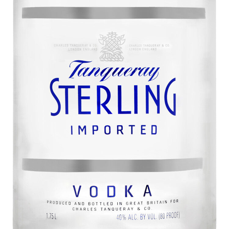 Tanqueray Vodka Sterling 80 - 1.75L - Front Label
