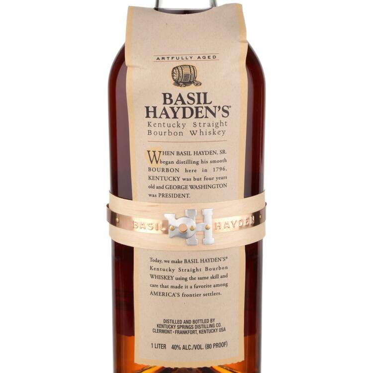 Basil Hayden's Straight Bourbon 80 - 1.0L - Front Label