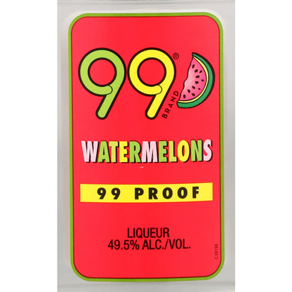 99 Brand Watermelon Schnapps 99 - 200ML - Front Label