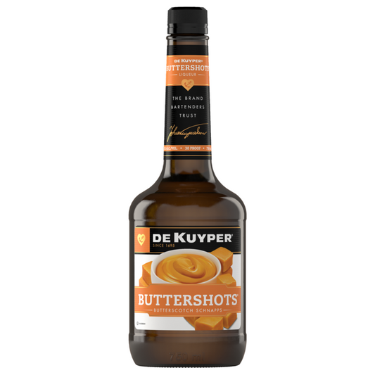 Dekuyper Butterscotch Schnapps Buttershots 30 - 750ML - Front