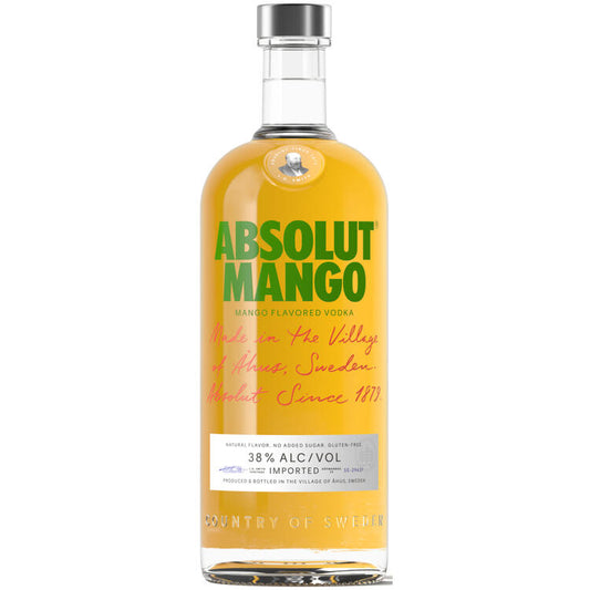 Absolut Mango Flavored Vodka 76 - 1.0L - Front