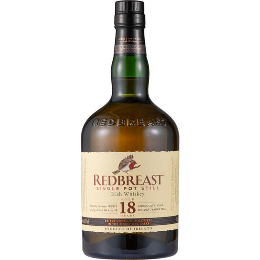 Redbreast Single Pot Still Irish Whiskey 18 Yr 92 - 750ML - Front
