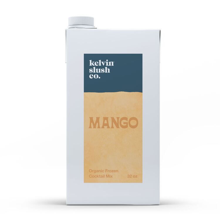 Kelvin Slush Mango Frozen Cocktail Mix - 32 Z - Front
