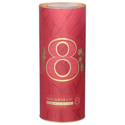 Bacardi Aged Rum Rare Gold Reserva Ocho 8 Yr 80 - 1.0L - Front Label