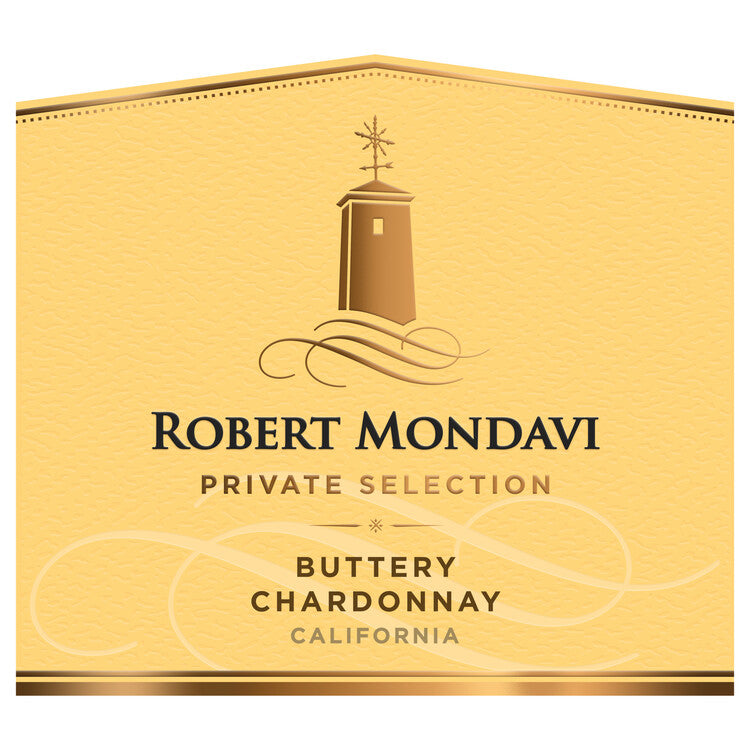 Robert Mondavi Private Selection Buttery Chardonnay California - 750ML - Front Label