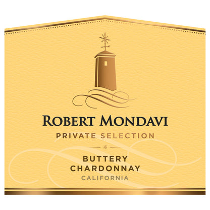 Robert Mondavi Private Selection Buttery Chardonnay California - 750ML - Front Label