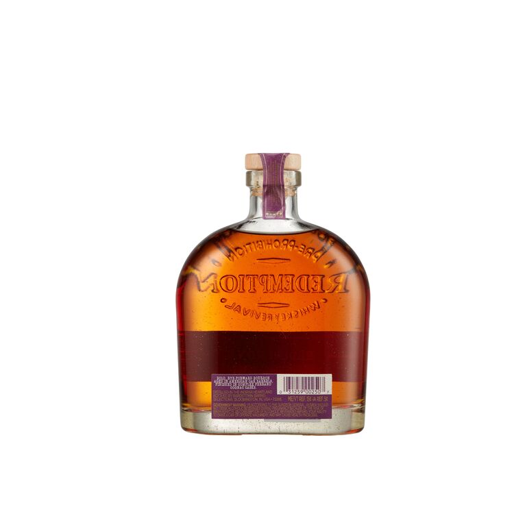 Redemption Straight Bourbon Finished In Cognac Casks Cask Series Batch - 750ML - Back Label