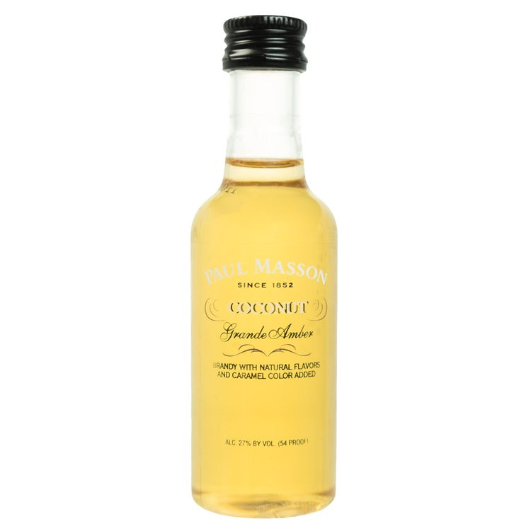 Paul Masson Coconut Flavored Brandy Grande Amber 54 - 50ML